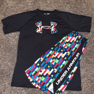 ❗️SOLD❗️UA Performance Shirt & Shorts Set